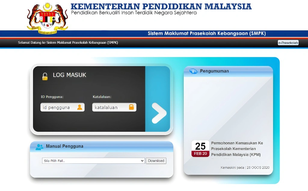 Log Masuk SMPK KPM Panduan Langkah demi Langkah