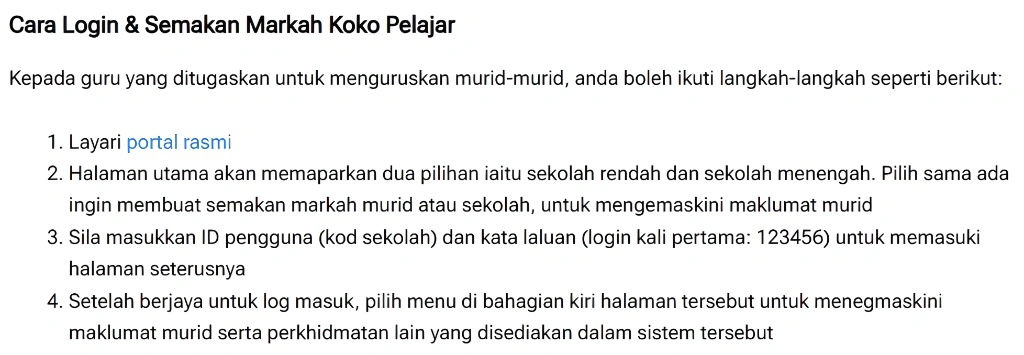 Cara Login ke Portal PAJSK