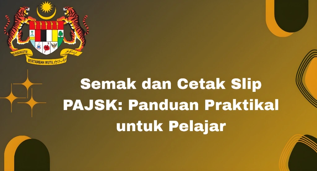 Semak dan Cetak Slip PAJSK