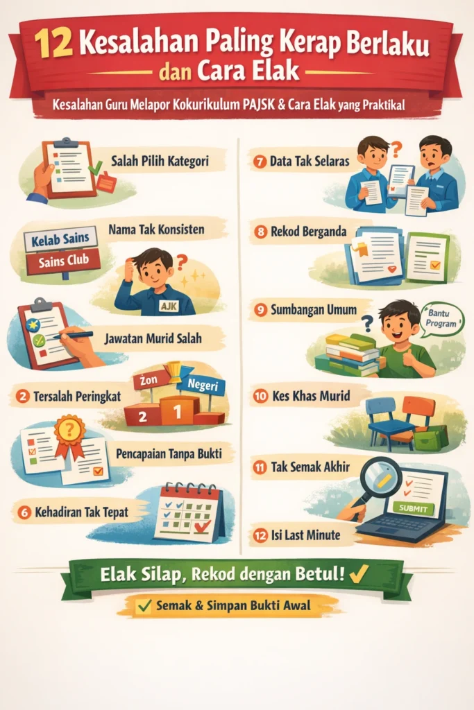 12 Kesalahan paling kerap berlaku dan cara elak