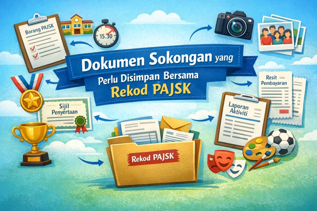 Dokumen Sokongan yang Perlu Disimpan Bersama Rekod PAJSK