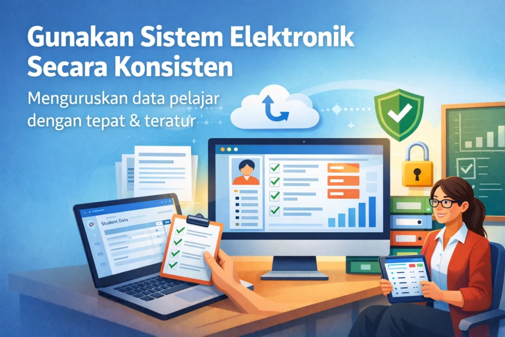 Gunakan Sistem Elektronik Secara Konsisten