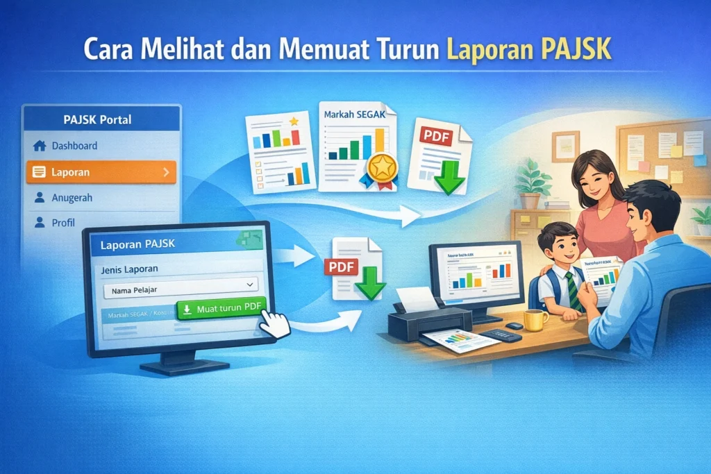 Cara Melihat dan Memuat Turun Laporan PAJSK
