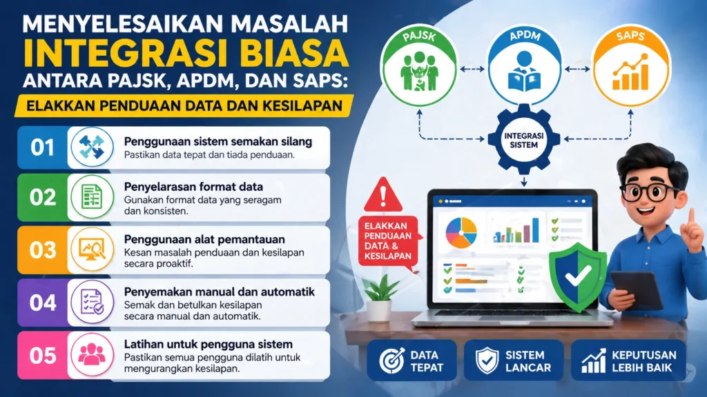 Menyelesaikan Masalah Integrasi Biasa Antara PAJSK, APDM, dan SAPS: Elakkan Penduaan Data dan Kesilapan