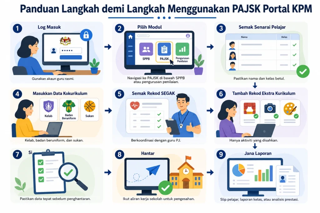 Panduan Langkah demi Langkah Menggunakan PAJSK Portal KPM